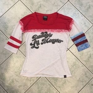 Harley Quinn Daddy’s Lil Monster Shirt - Small